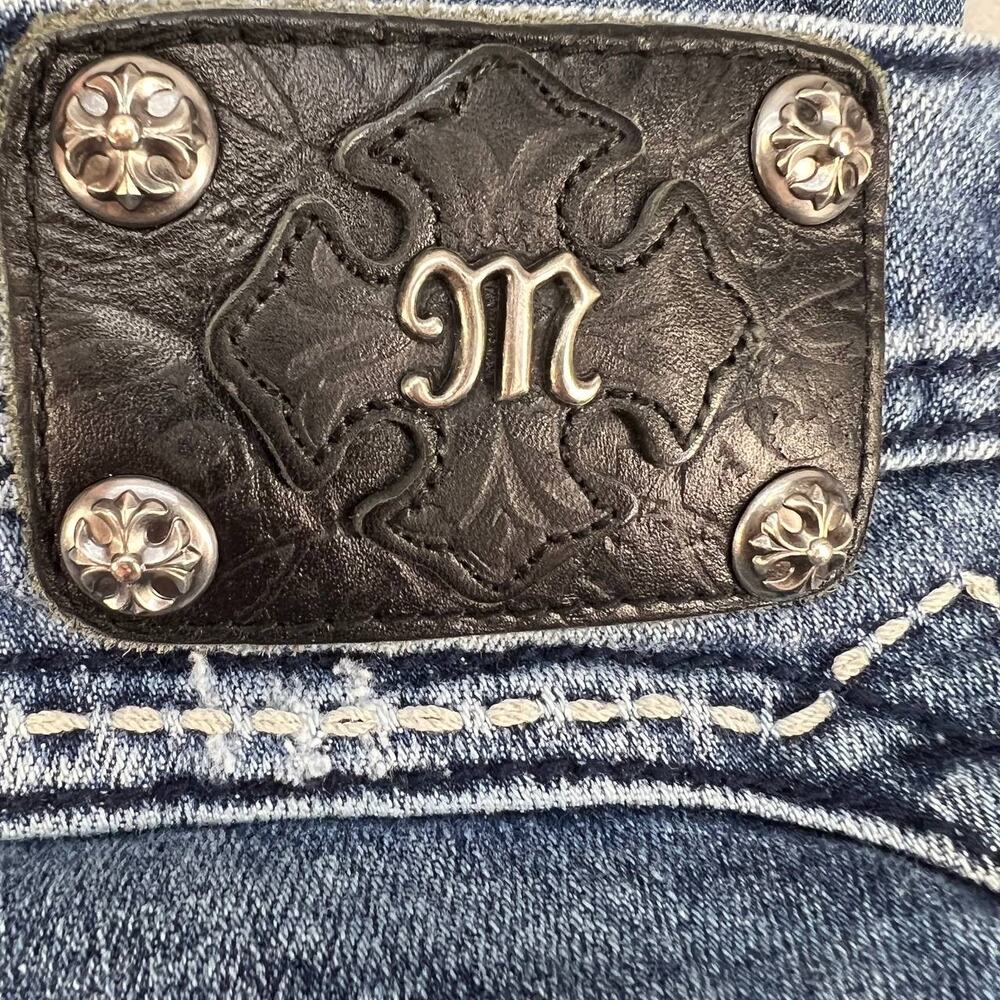 Miss Me Women's Jeans Size 26 (2) Skinny Rhinestone Minimalist Preppy Normcore - Picture 15 of 16
